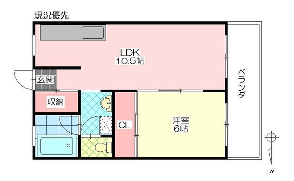 メゾンシラハマの物件間取画像